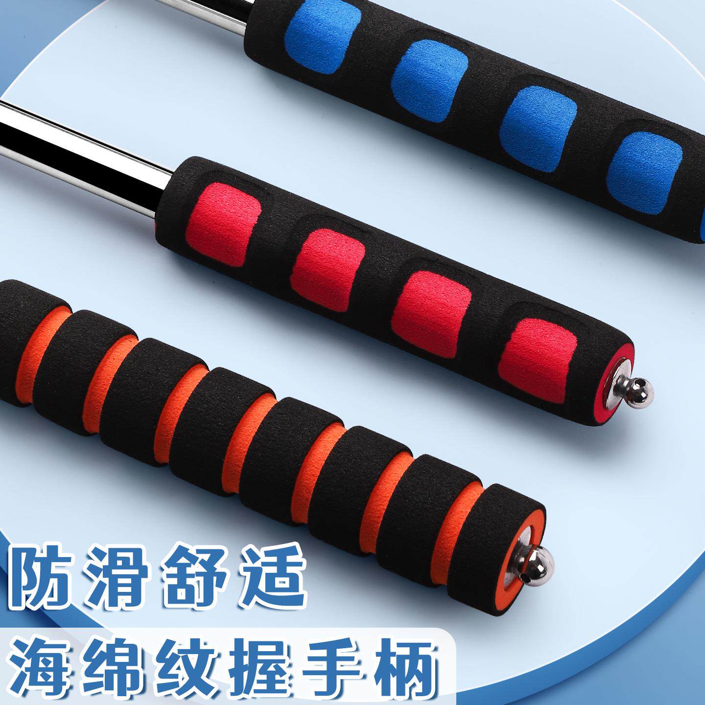 导游旗杆2米手持可伸缩便