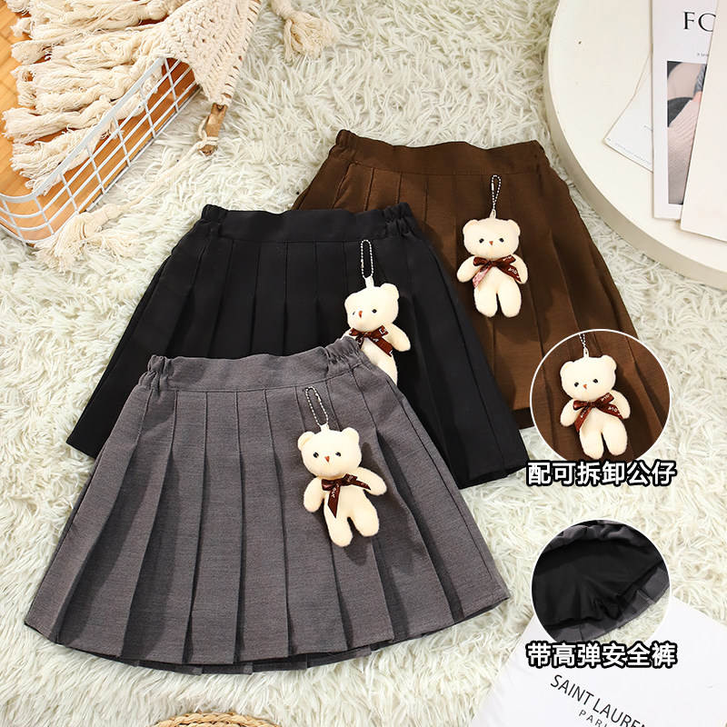 女童半身裙百褶裙夏装2025新款百搭韩系纯色a字儿童短裙女孩裙子,童装/婴儿装/亲子装,半身裙,淘宝优惠券,粉丝福利购,淘宝优惠卷