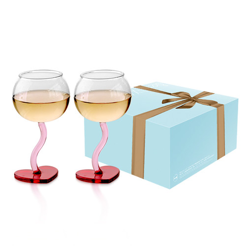 wviiins风无铅玻璃300ml高脚杯