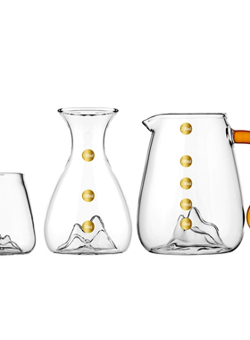 分酒器白酒杯套装家用小酒杯一口杯加厚玻璃饭店商用2两150ml酒盅