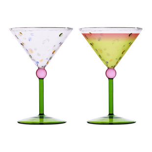 创意鸡尾酒杯玻璃高脚马天尼杯酒吧香槟杯高颜值玛格丽特酒杯套装