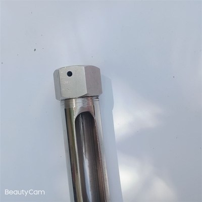 304不锈钢玻璃管油位q观察窗双头外丝接头液位计可视直通透明有机