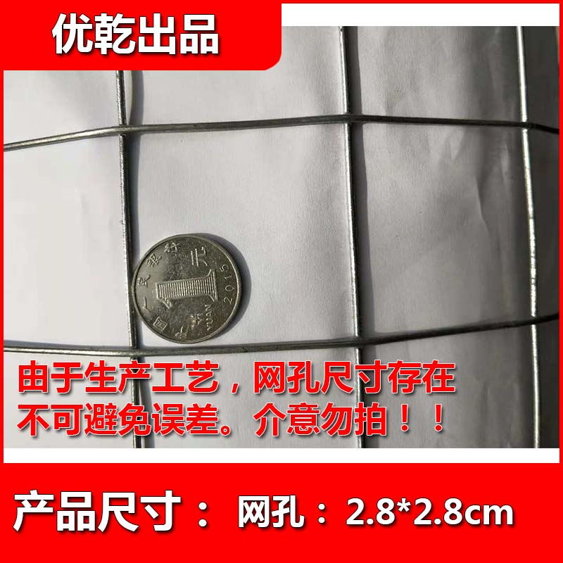 热镀锌铁丝网 防鼠网围栏养鸡鸽兔笼钢丝网防护网阳台家用网格