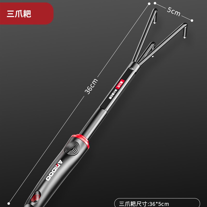 园艺工具小铲子种花养花家用盆栽挖土铁铲套装赶海种菜三件套耙子