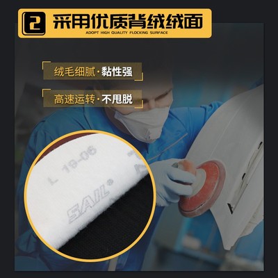 墙面打磨机砂纸9寸圆形沙纸自粘式电动手持式墙壁腻子植绒砂纸片