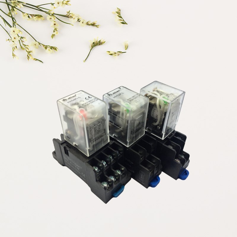 银点JUZLONG巨龙HH52P 54P JQX-13F小型中间继电器220 DC24V814脚