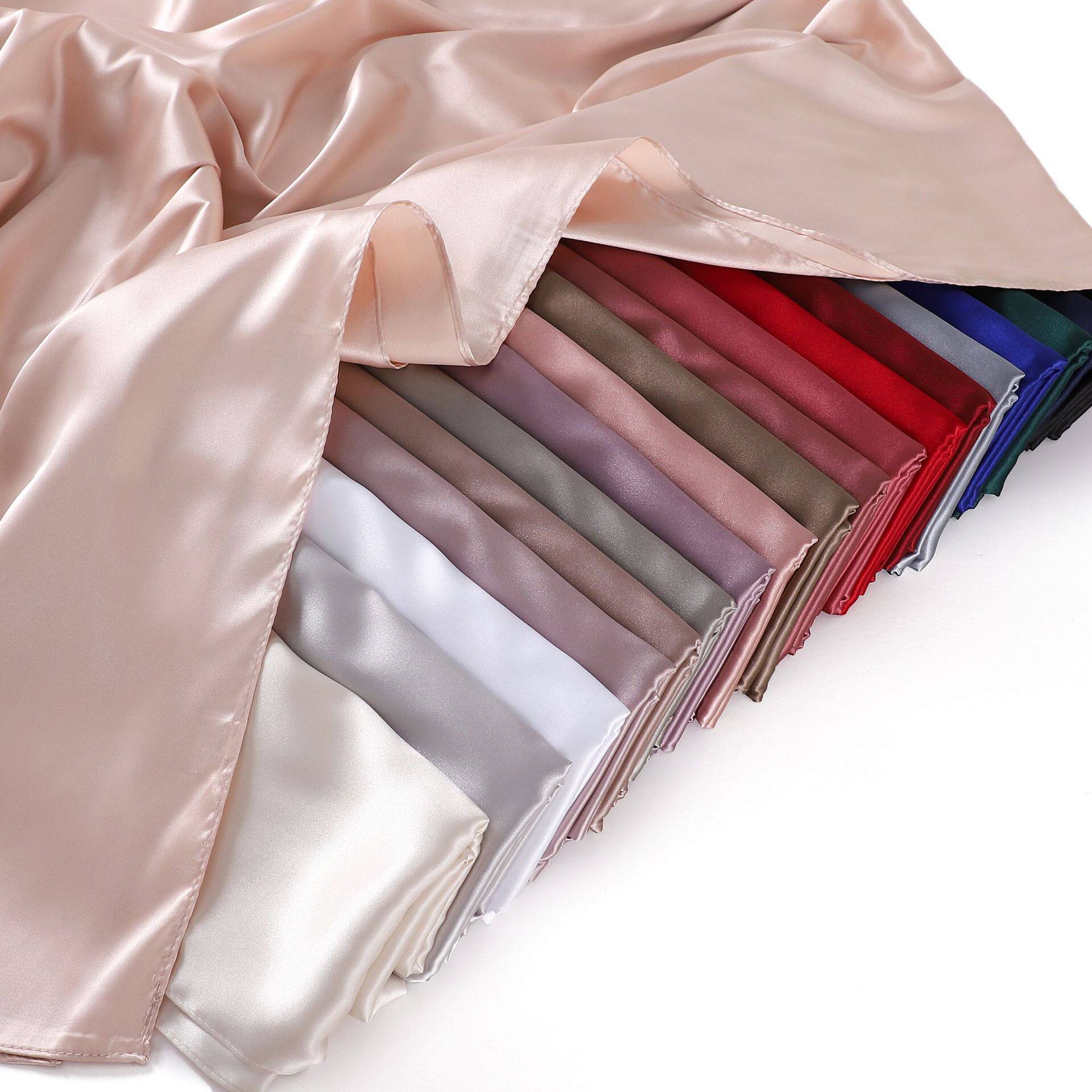 Glossy Satin Long Scarf with Smooth Hand Feel - Taobao product photo 4