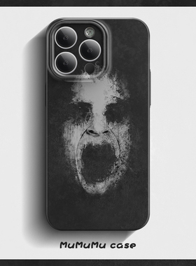 来自地狱的哀嚎iPhone16Promax手机壳苹果15plus套14暗黑13恐怖12/11华为pura70Pro全包mate60小米14红米适用