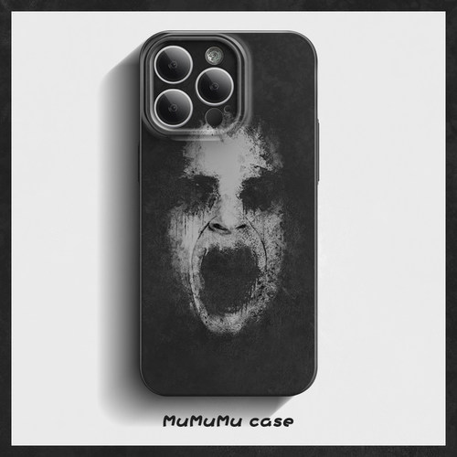 来自地狱的哀嚎iPhone16Promax手机壳苹果15plus套14暗黑13恐怖12/11华为pura70Pro全包mate60小米14红米适用