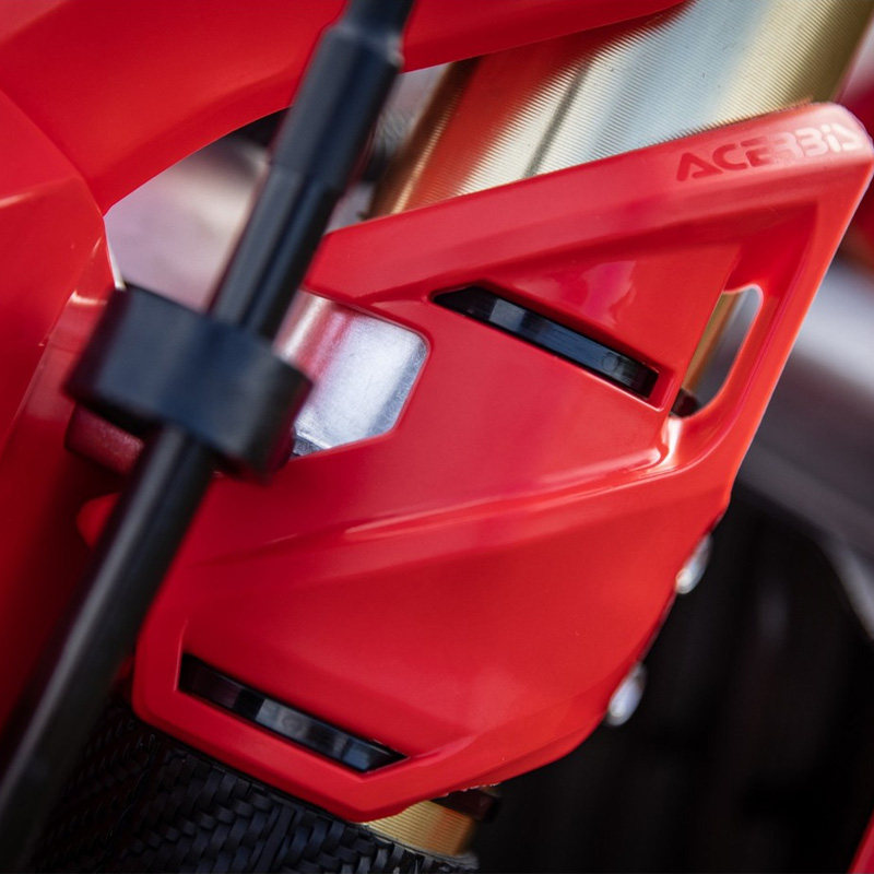 意大利acerbis越野摩托车前减震器护板前叉护盖保护板下叉防刮伤