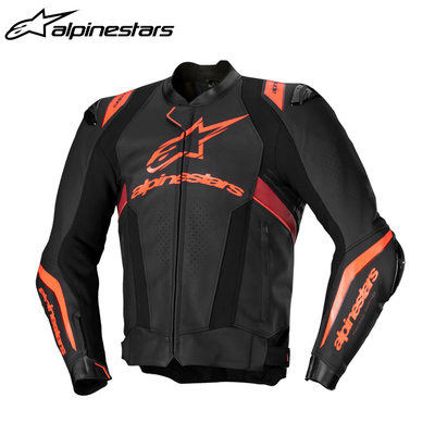 a星骑行皮衣MISSILE v3牛皮摩托车骑行服防摔保暖皮夹克机车服男