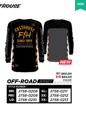 美国fasthouse越野摩托车拉力服比赛四季越野套装骑行服男场地赛