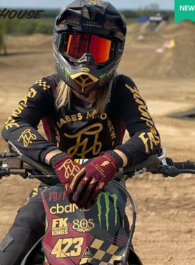 美国fasthouse女款越野摩托车套装场地林道骑行服速干透气防护