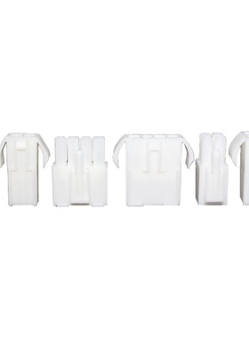 EL-2P/d3P/4P/6P-15P 4.5间距连接器 田宫头接插件 白色胶壳 母壳