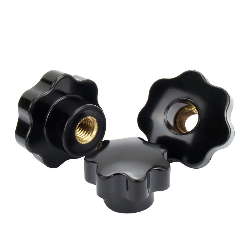 梅花手柄螺母星形把手七星手柄盲孔手柄螺母手轮把手M4M5VM6M8M10