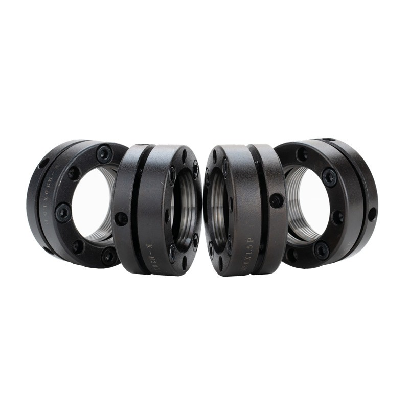 K型精密锁紧螺母滚珠丝杠丝杆防松螺帽轴承并帽主轴V轴向锁母止退