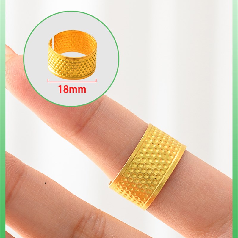 顶针缝纫手工工具 针指套金属铜B顶针箍抵戒压针器加厚十字绣顶针