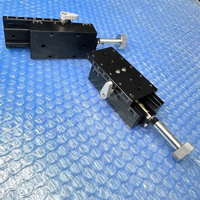米思米XSL XSLC60 90精密手动位移光学平台燕尾槽微调滑台