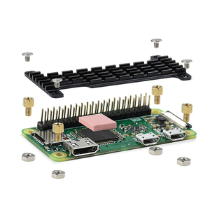 树莓派Zero 2w铝合金散热片Raspberry Pi zero 2 W金属外壳送工具