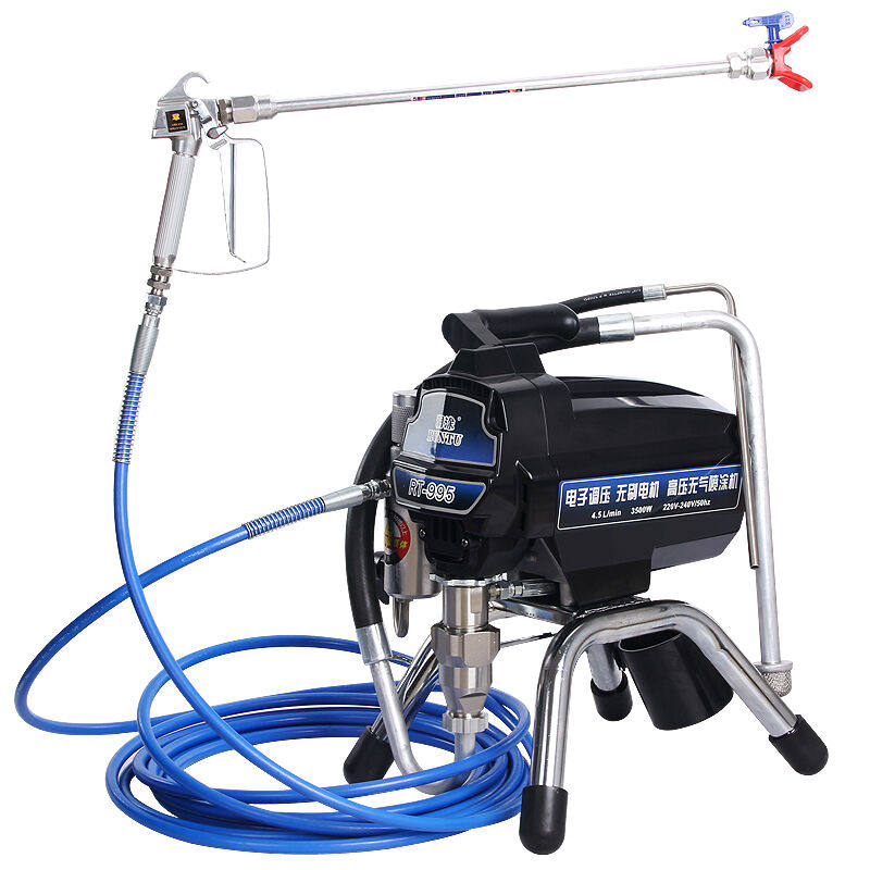 润涂电动高压无气喷涂机喷乳胶漆涂料无气喷涂机油漆喷漆机电子调