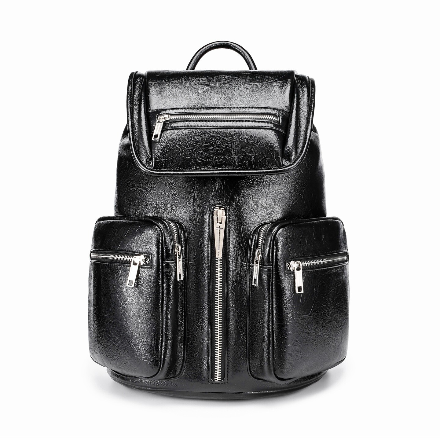 REBEL WAVE26FW“zipper”多拉链双肩包爆裂皮多口袋设计书包