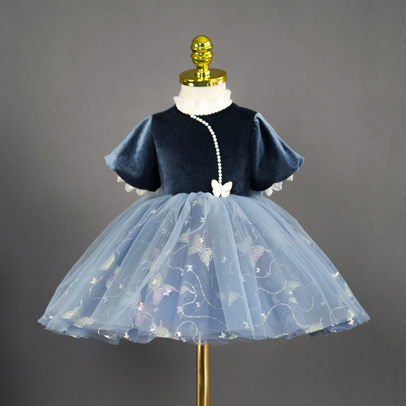 女童朗诵合唱毕业礼服公主蓬蓬裙