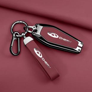 适用奇瑞icar03新能源EQ7汽车钥匙套icar03t长续航美观扣男女包壳