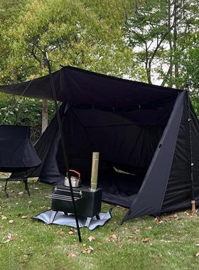 途爵户外露营210T轻量化双人便携庇护所BC天幕抗风防雨求生帐篷