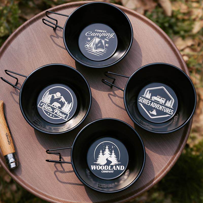 户外露营雪拉碗野炊304不锈钢餐具可加热便携式水杯黑化装备套装,户外/登山/野营/旅行用品,套锅/户外炊具,淘宝优惠券,粉丝福利购,淘宝优惠卷