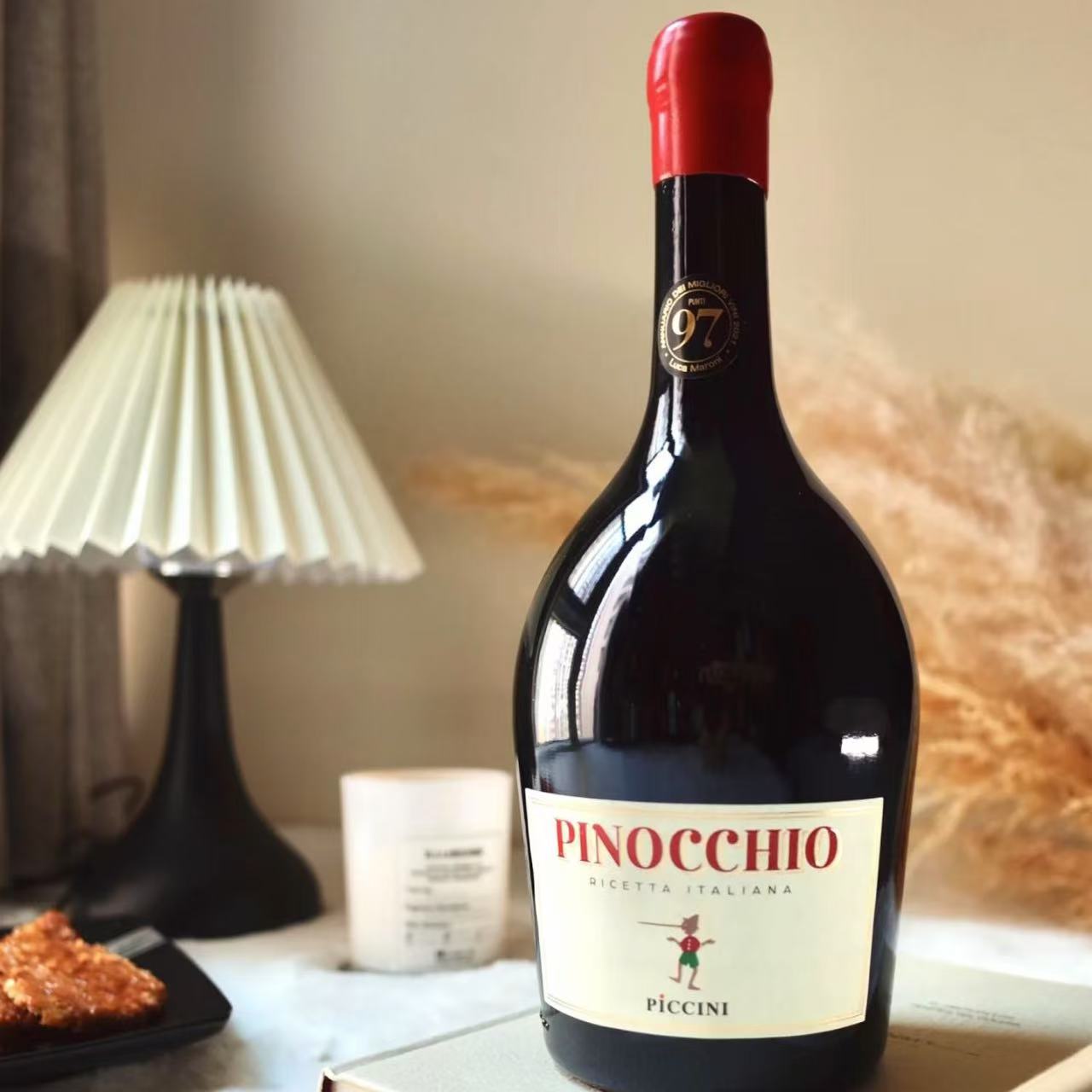 意大利进口托斯卡纳彼奇尼木偶奇遇半甜红葡萄酒奇遇甜美匹诺曹