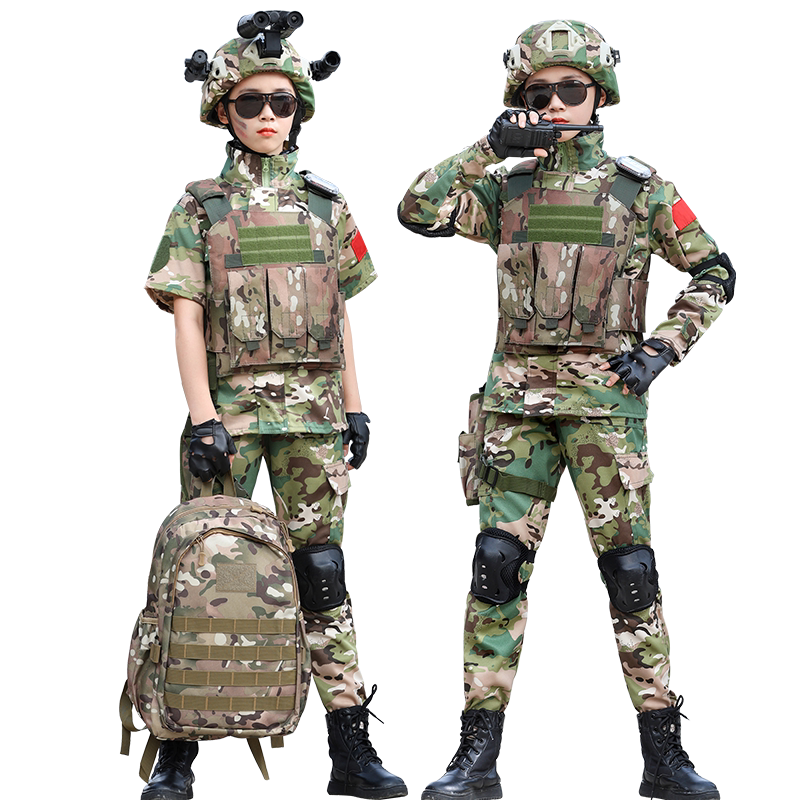 儿童迷彩服男女特种兵套装