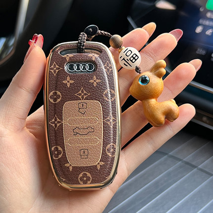 奥迪A6L钥匙套a4l老款q5l汽车a5扣a7保护a8壳q7包q2l女q3/a3/a1q8