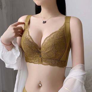 调整型内衣女薄款聚拢收副乳文胸防下垂外扩上托大胸显小全罩杯