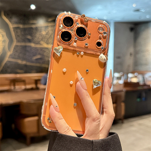 立体钻石hellokitty适用苹果17promax手机壳新款iPhone17可爱17pro高级感ip镜头全包防摔17透明pm小众女款套