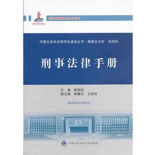 【正版】中国公安执法规范化建设丛书 刑事法律手册 陈国庆