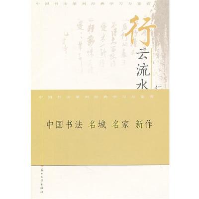 【正版】中国书法篆刻经典学习与鉴赏 行云流水 行书学习与鉴赏 张恨无、卢月龙