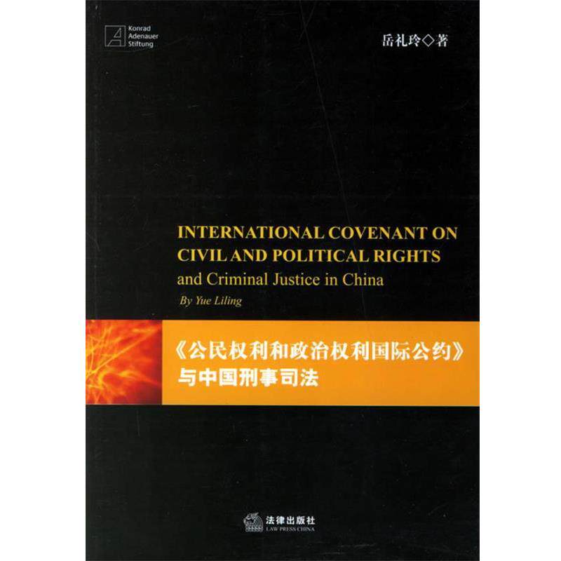 【正版书】 《公民权利和政治权利国际公约》与中国刑事司法 岳礼玲 著 法律出版社