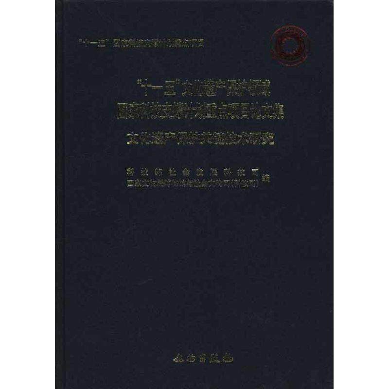 【正版书】 文化遗产保护关键技术研究 科技部社会发展科技司,国家文物局博物馆与社会文物司 文物出版社