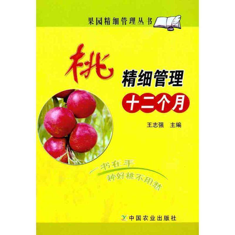 【正版书】 桃精细管理十二个月 王志强 中国农业出版社
