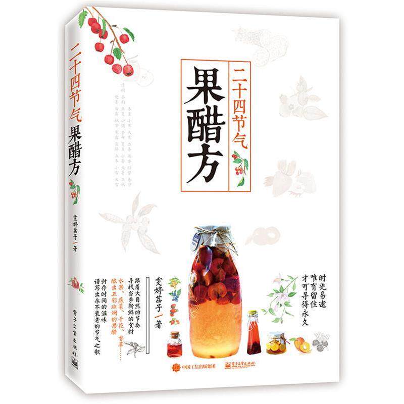 【正版书】 二十四节气果醋方 雯婷茜子 著 电子工业出版社