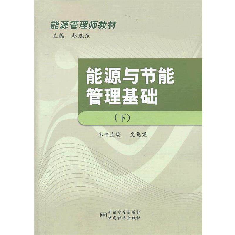 【正版书】 能源管理师教材 能源与节能管理基础 史兆宪　主编 中国标准出版社