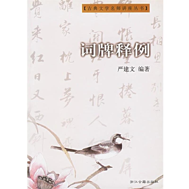 【正版】词牌释例 严建文