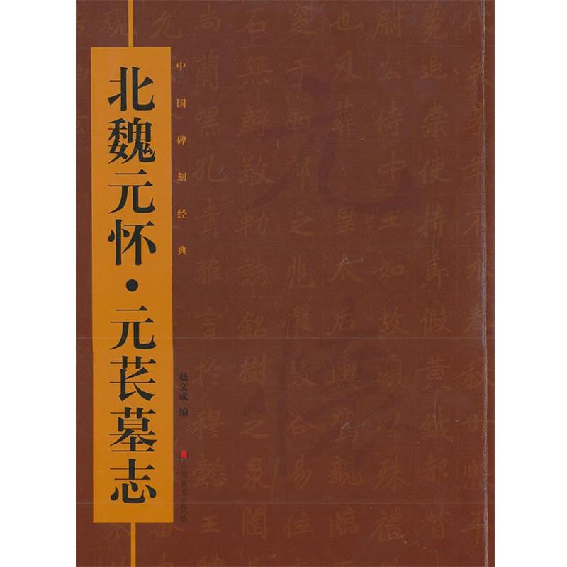 【正版书】 中国碑刻经典—北魏元怀·元苌墓志 赵文成 编 山东美术出版社