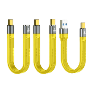 双头TYPEC数据线USB3.1Gen2公对公转母USB延长短线高速CTOC移动硬盘盒连接电脑传输OTG转接线100W充电40G1307