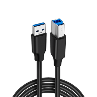 USB3.0接口B方口数据线加长3米电脑笔记本连接线打印机外置光驱硬盘盒扫描复印机适用惠普佳能高速传输线专用
