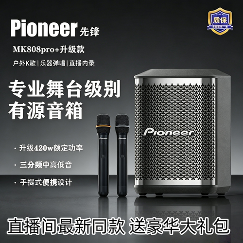 先锋MK808Pro+大功率户外演绎音响(联系客服额优惠卷再送大礼包)
