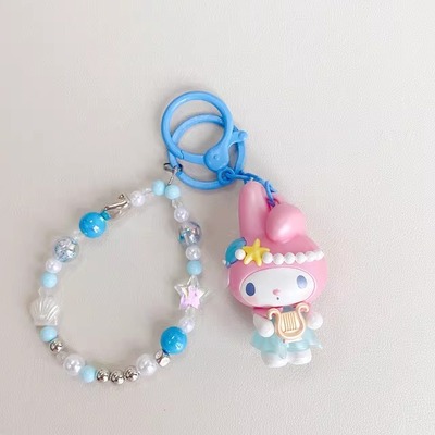 美乐蒂卡通可爱挂绳钥匙扣