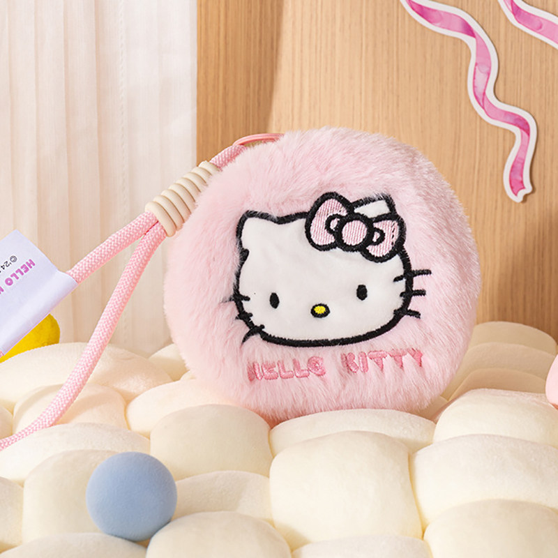 kitty猫毛绒暖手宝卡通可爱新款冬季女生日礼物 凯蒂猫充电暖宝宝