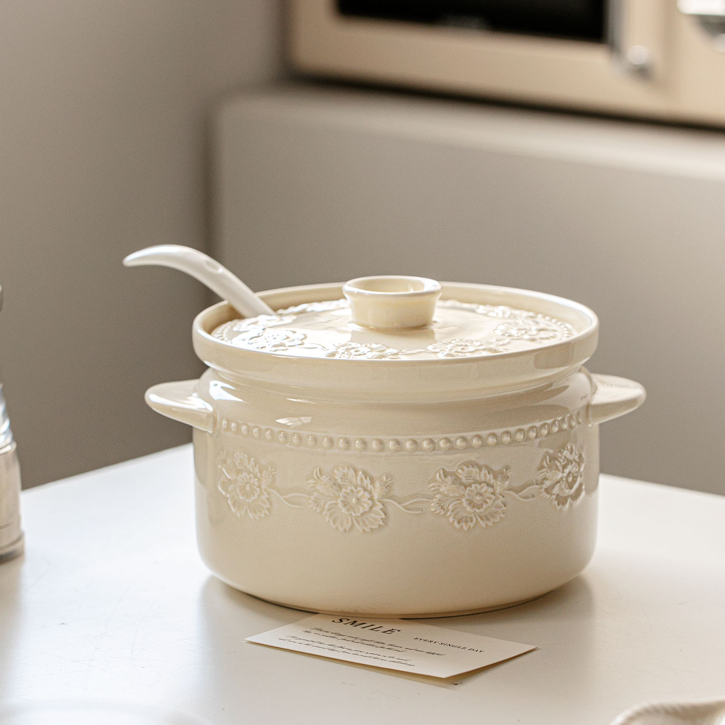 创意陶瓷猪油罐套装家用厨房