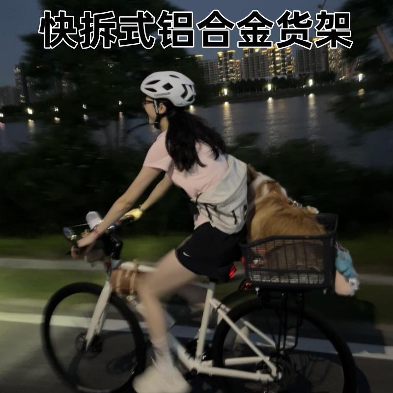 适用捷安特自行车后座架山地车快拆后货架可载人尾架原装配件大全